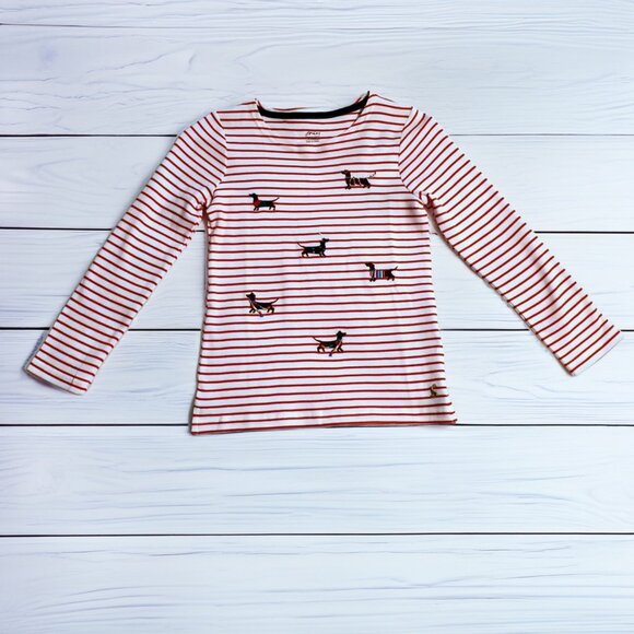NWT Joules Dachshund Christmas Top Sizes 8 - Picture 1 of 5